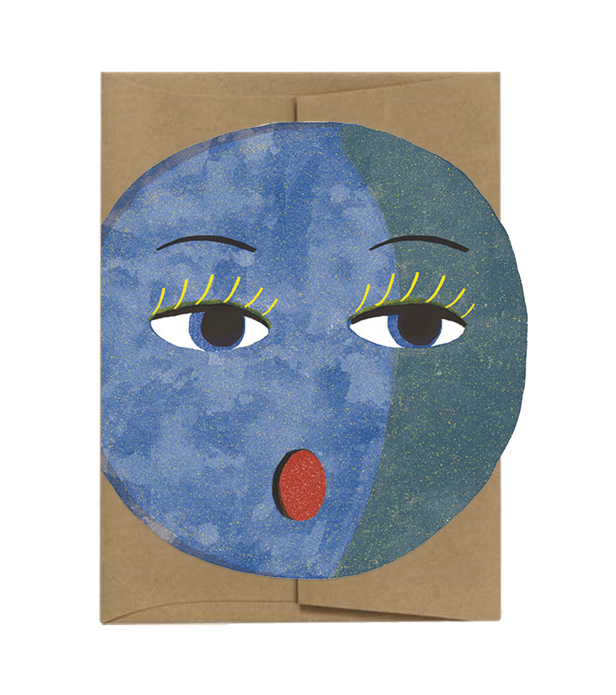 Lune | Moon - Die Cut Card - DIGS