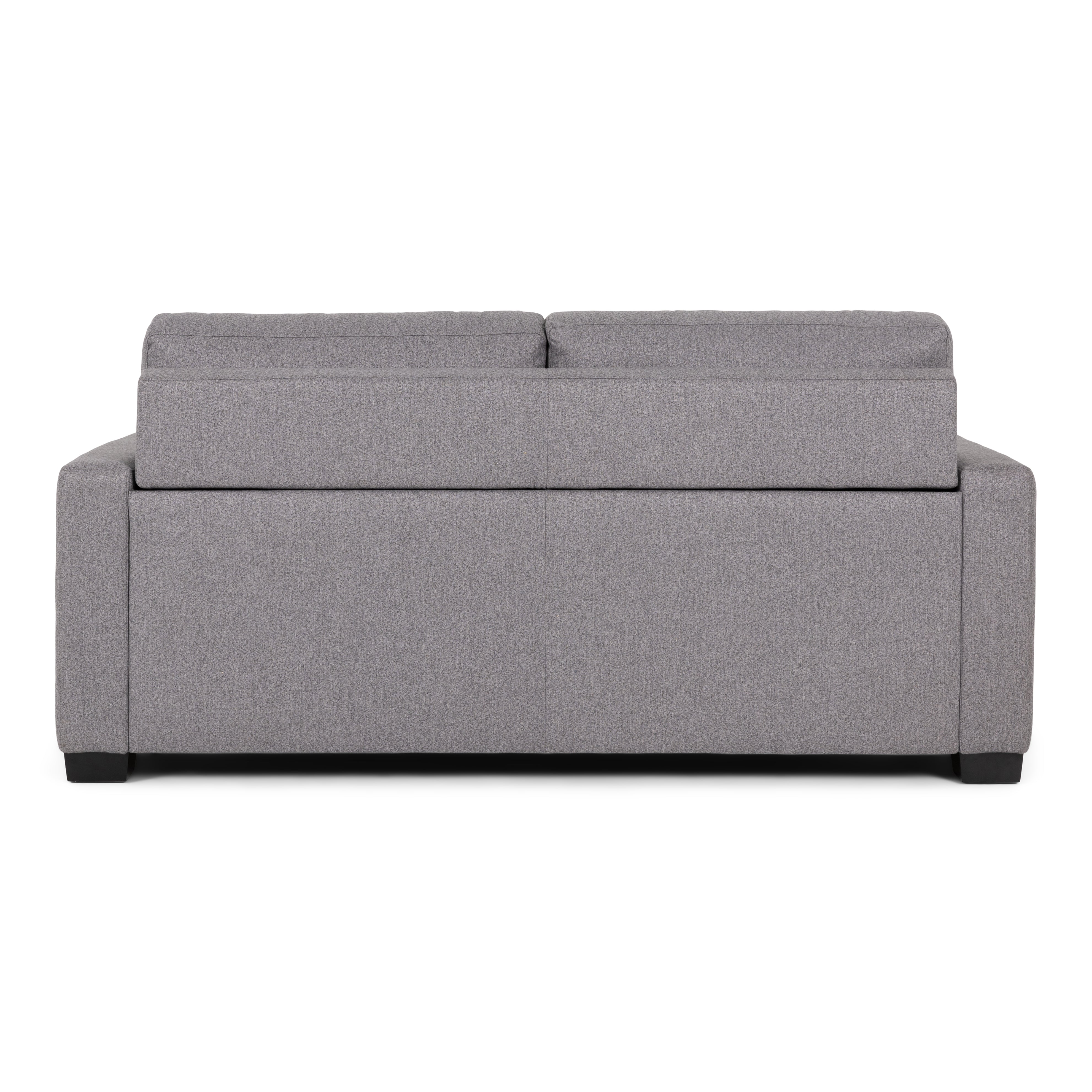 Rear view of Lyons Silver Sleeper Sofa - DIGS