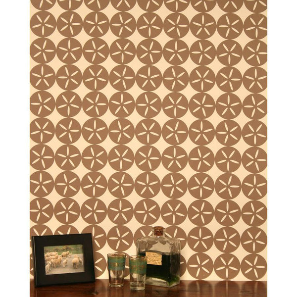 Maggie Wallpaper, Mocha & Cream - DIGS