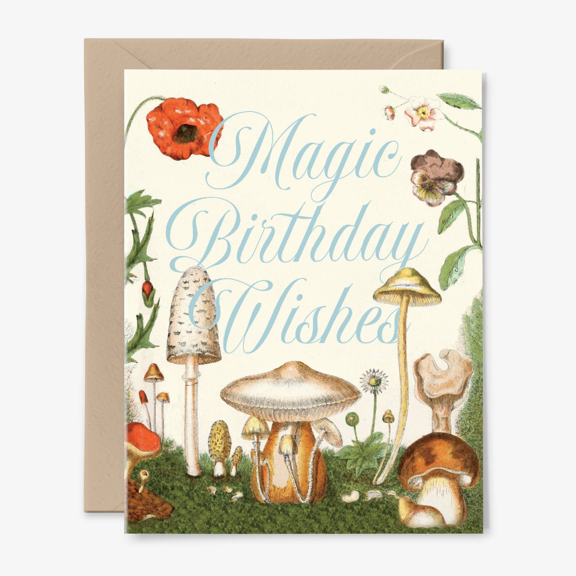 Magic Birthday Wishes Mushroom Card - DIGS