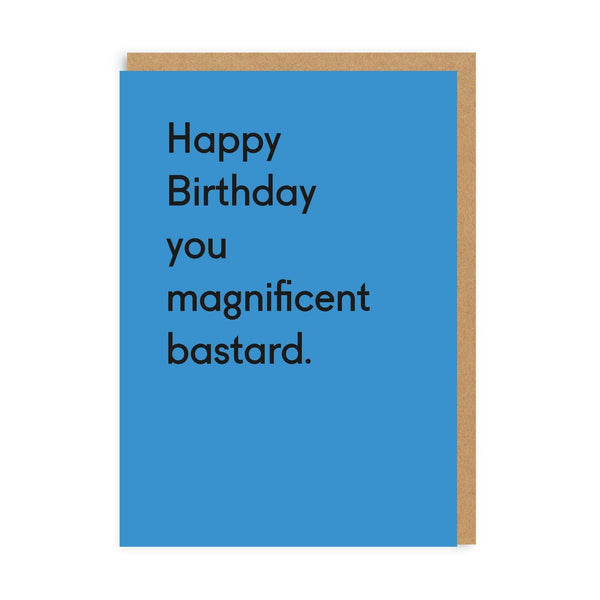 Magnificent Bastard Card - DIGS