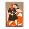 Man and Woman Concertina Heart Card - DIGS