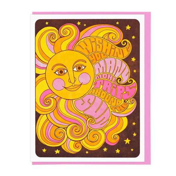 Many More Trips Around The Sun Birthday Card - DIGS
