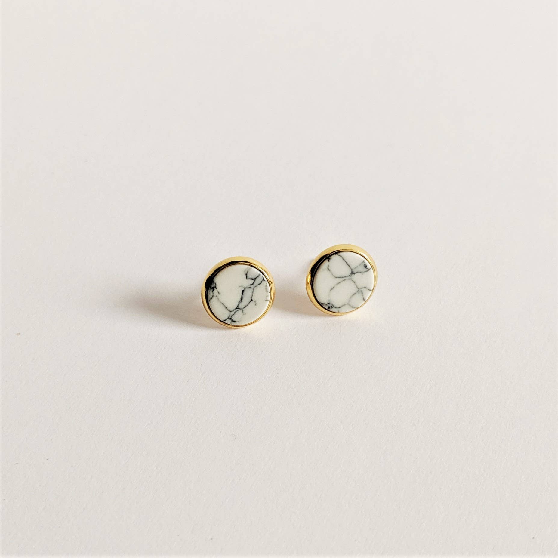 Marble Stud Earrings - DIGS