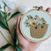 Market Flowers Embroidery Kit - DIGS