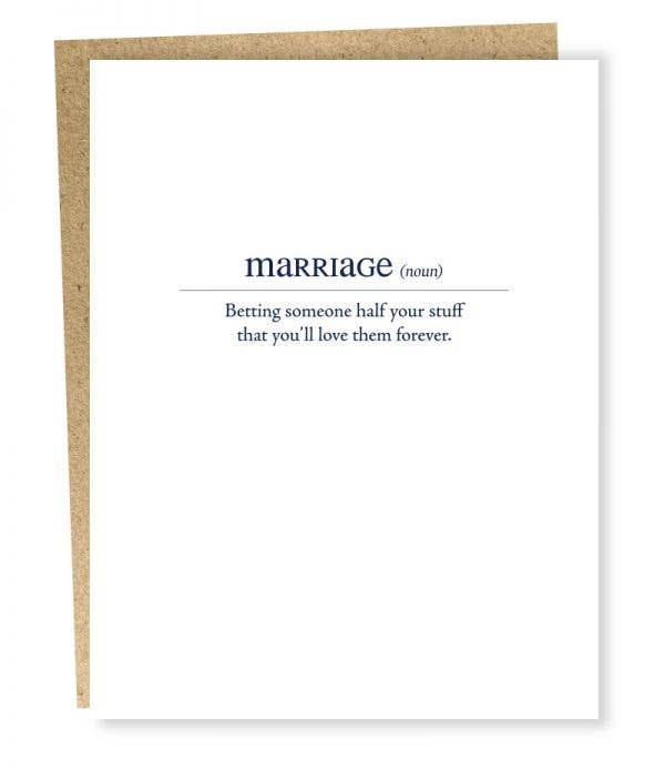 Marriage Definition Card - DIGS