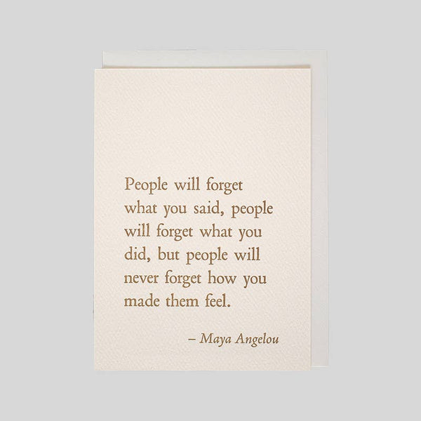 Maya Angelou People Card - DIGS