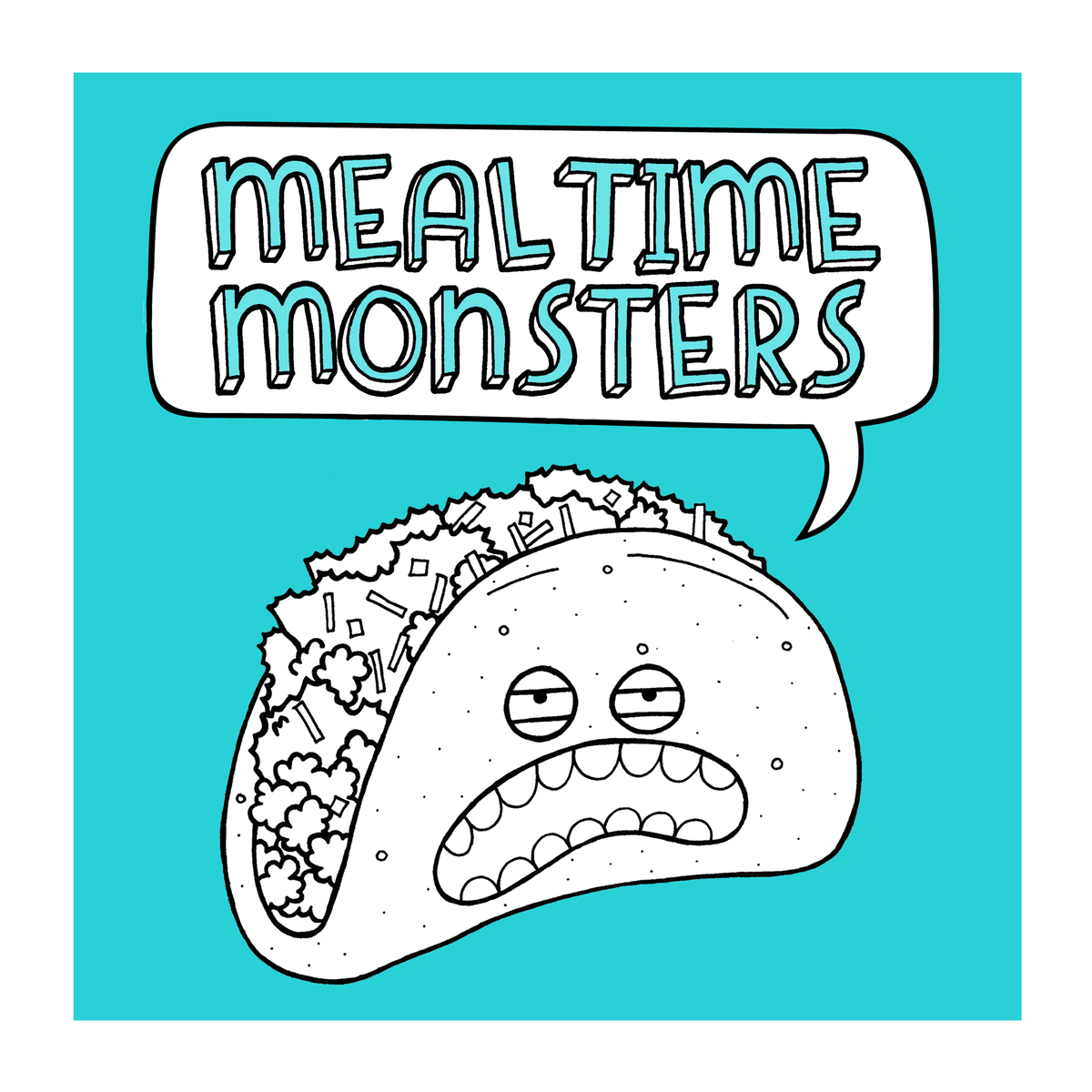 Mealtime Monsters Coloring Book - DIGS