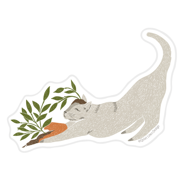 Meddling Cat Sticker - DIGS