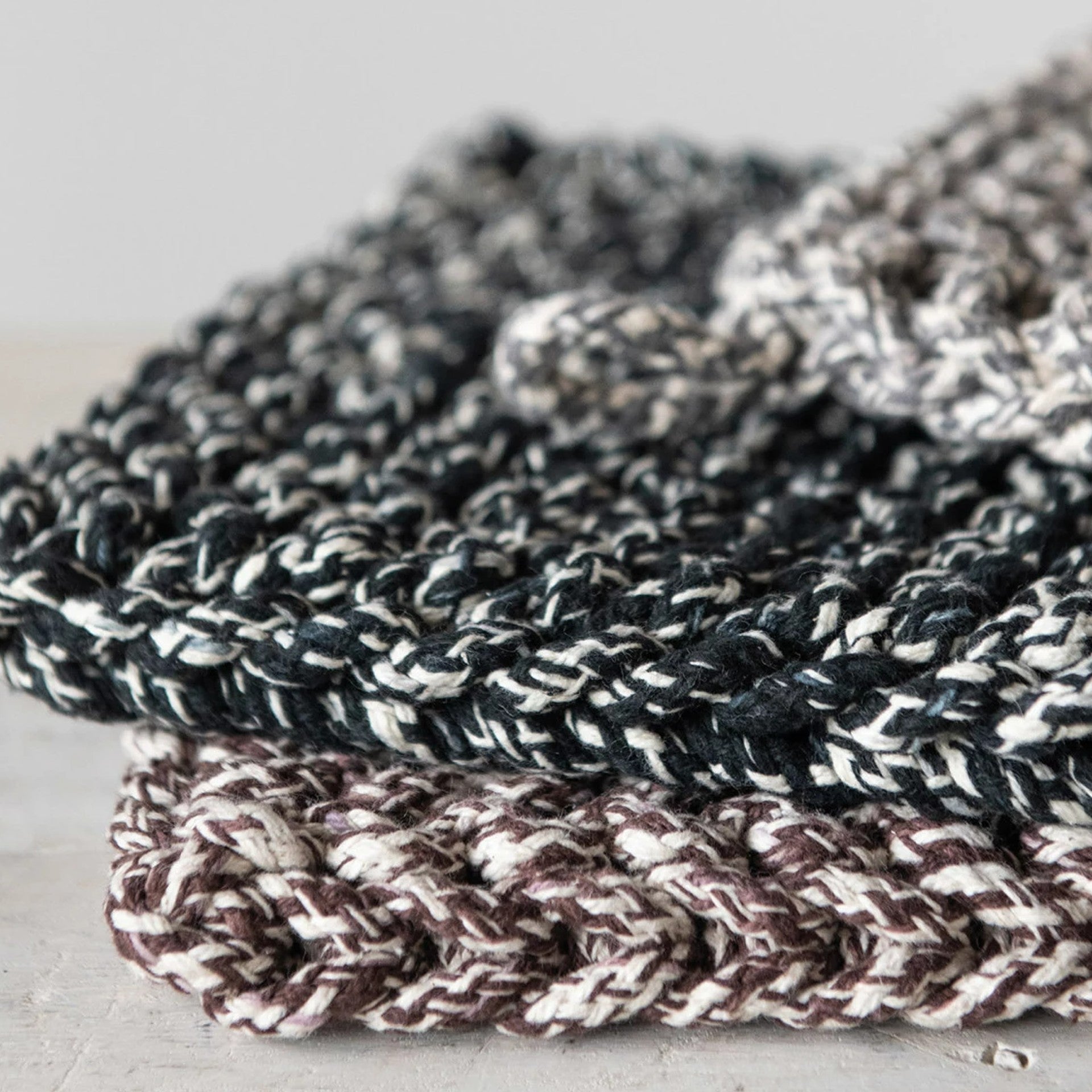 Melange Cotton Crocheted Pot Holder - DIGS