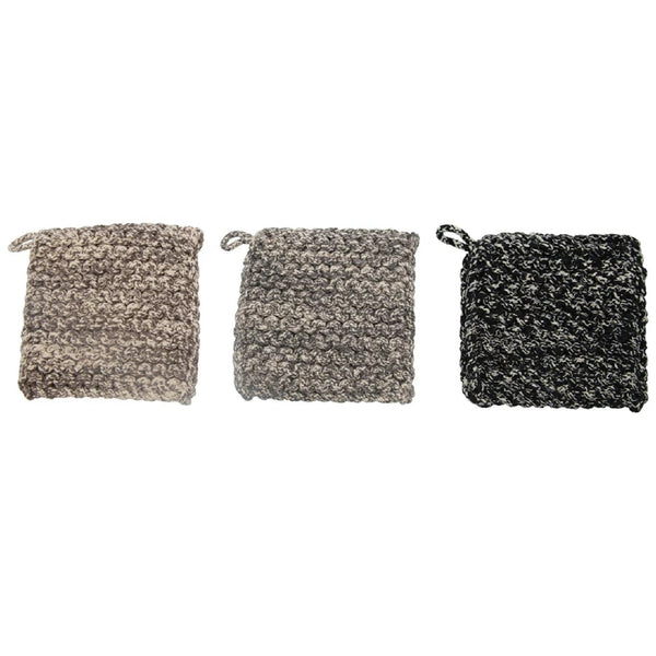 Melange Cotton Crocheted Pot Holder - DIGS