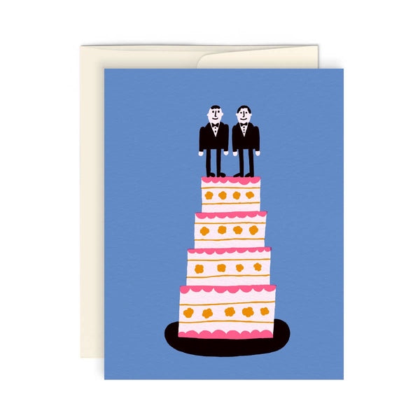 Men Wedding Cake Card - DIGS