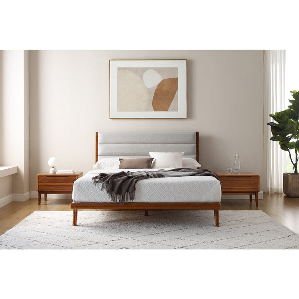 Mercury Upholstered Bed: Amber - DIGS