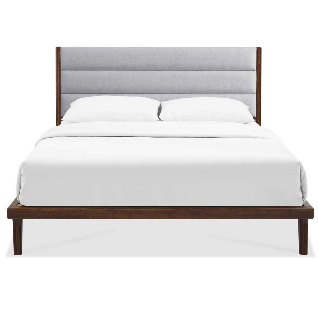 Mercury Upholstered Bed: Exotic Bamboo - DIGS