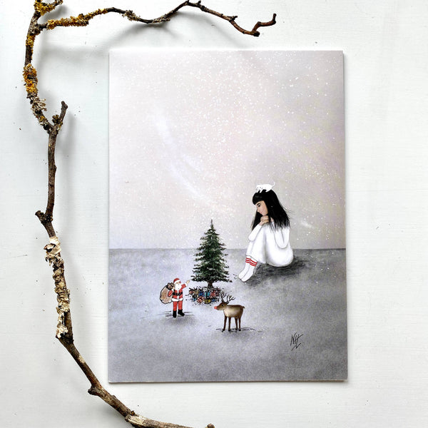 Merry And Bright Greeting Card - DIGS