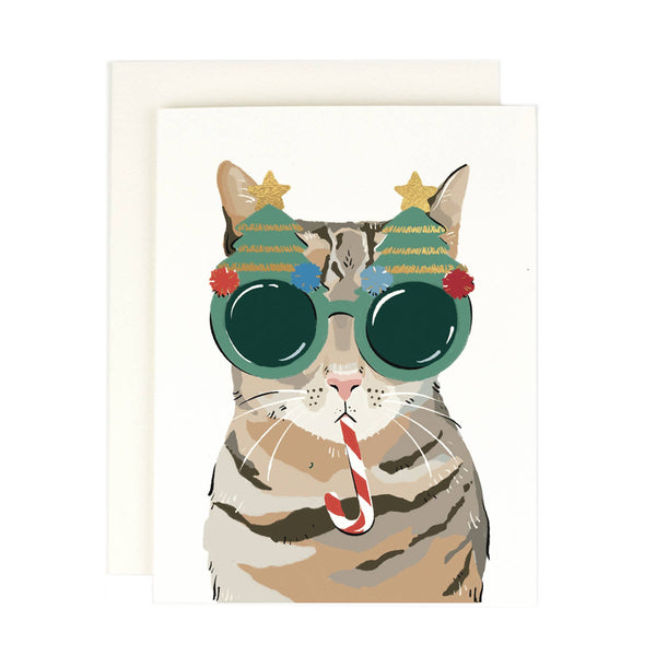 Merry Cat Holiday Card Box Set - DIGS