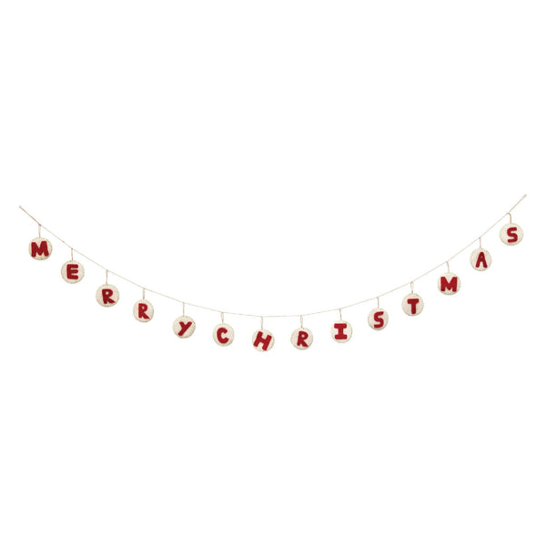 Merry Christmas Felt Garland - DIGS