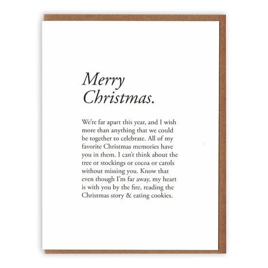 Merry Christmas Paragraph Card - DIGS