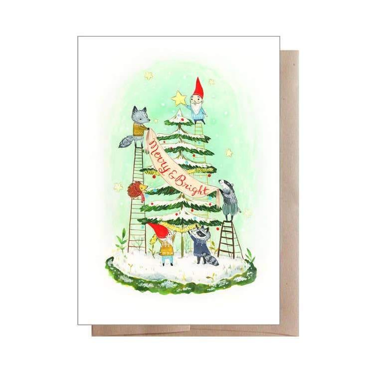 Merry and Bright Holiday Card - DIGS
