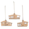 Mid - Century Modern Houses Ornament Set - DIGS