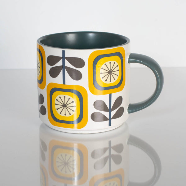 Mid - Century Modern Sunflower Mug - DIGS