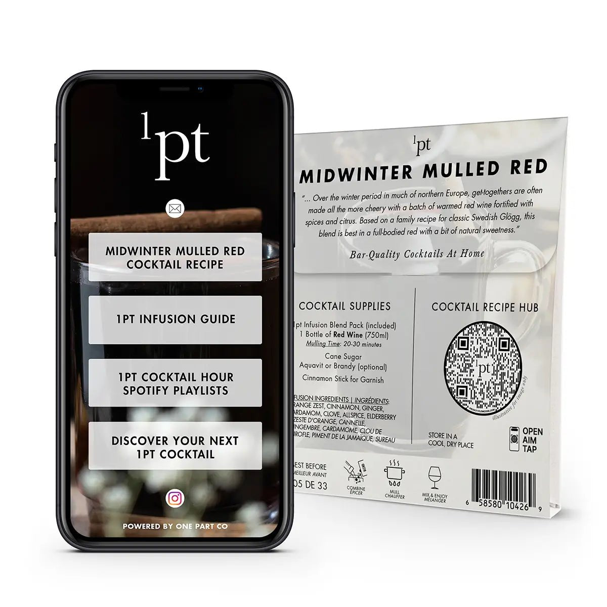 Midwinter Mulled Red Wine Cocktail Infusion Pack - DIGS