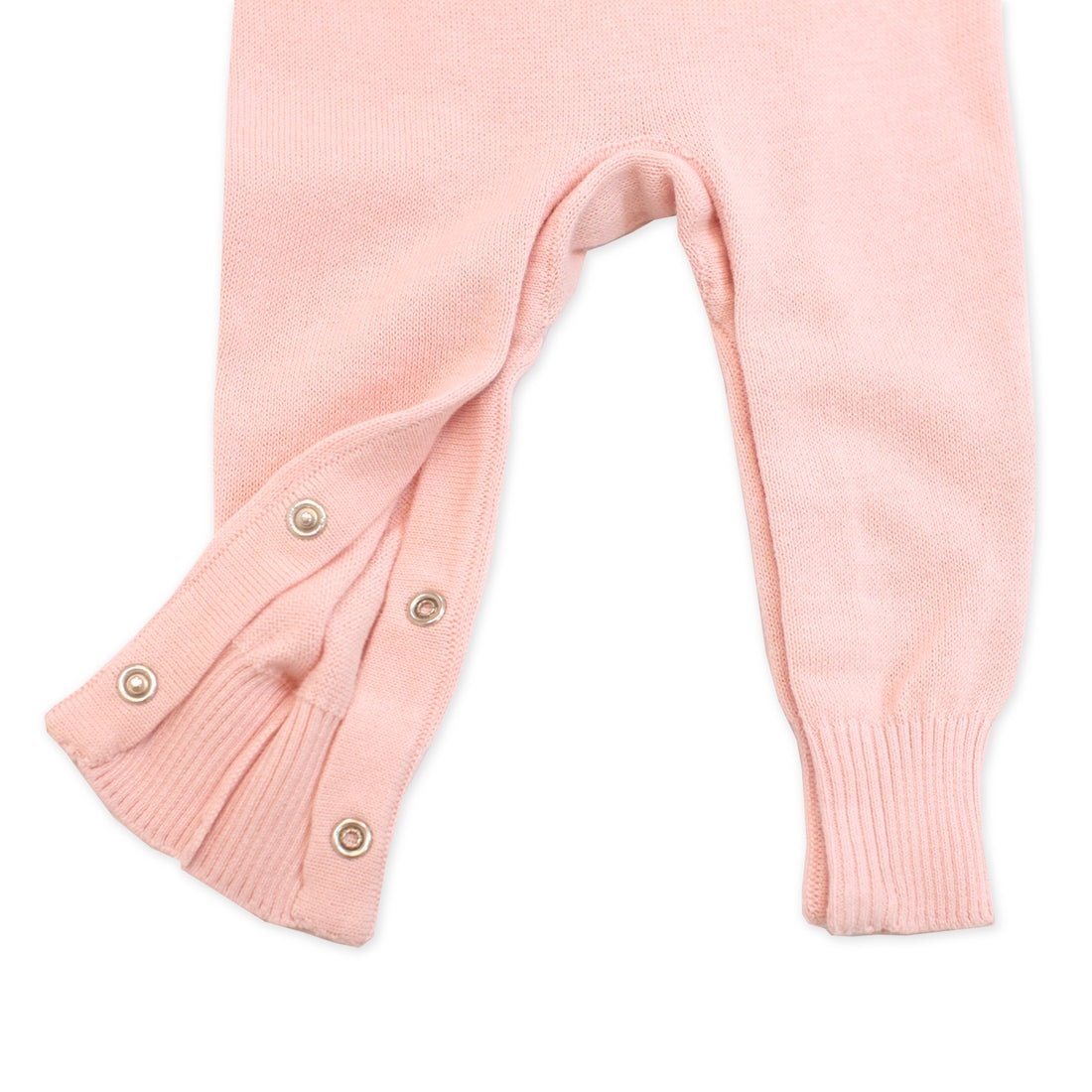 Milan Sweater Knit Romper: Blush - DIGS