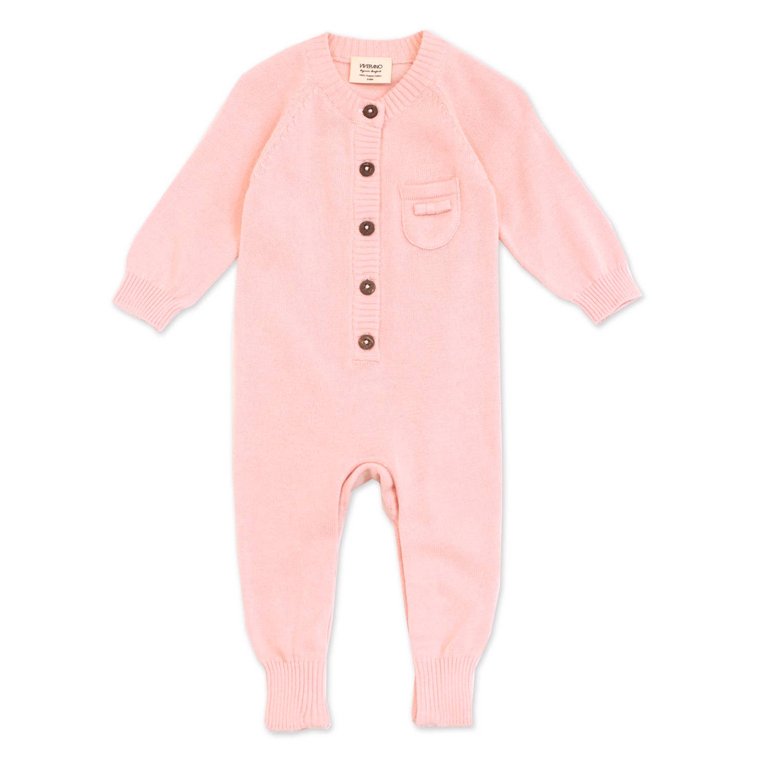 Milan Sweater Knit Romper: Blush - DIGS