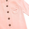 Milan Sweater Knit Romper: Blush - DIGS
