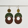 Milo Patina Earrings: Olive Collection - DIGS