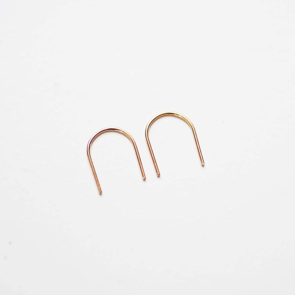 Mini Arc Minimalist Wire Earrings - DIGS