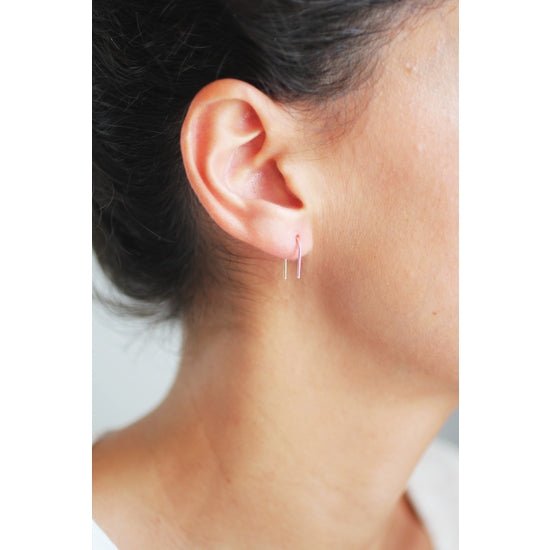 Mini Arc Minimalist Wire Earrings - DIGS