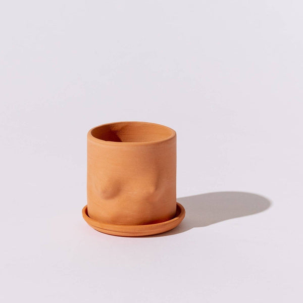 Mini Boob Pot with Saucer - DIGS