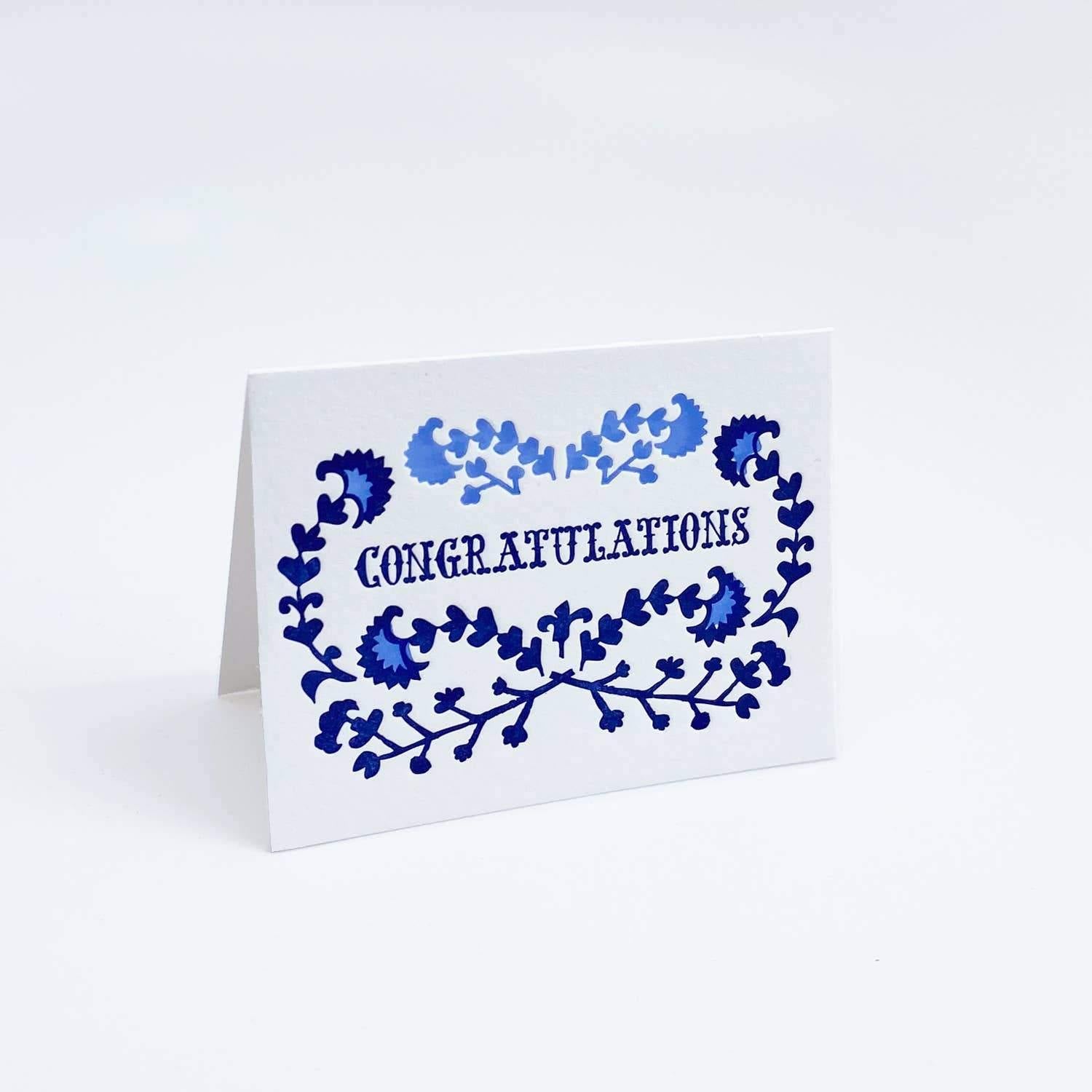 Mini Card - Blue Congratulations - DIGS