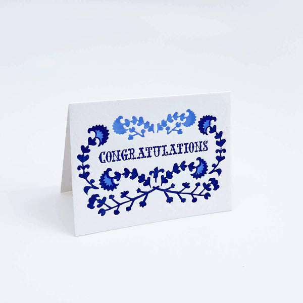 Mini Card - Blue Congratulations - DIGS