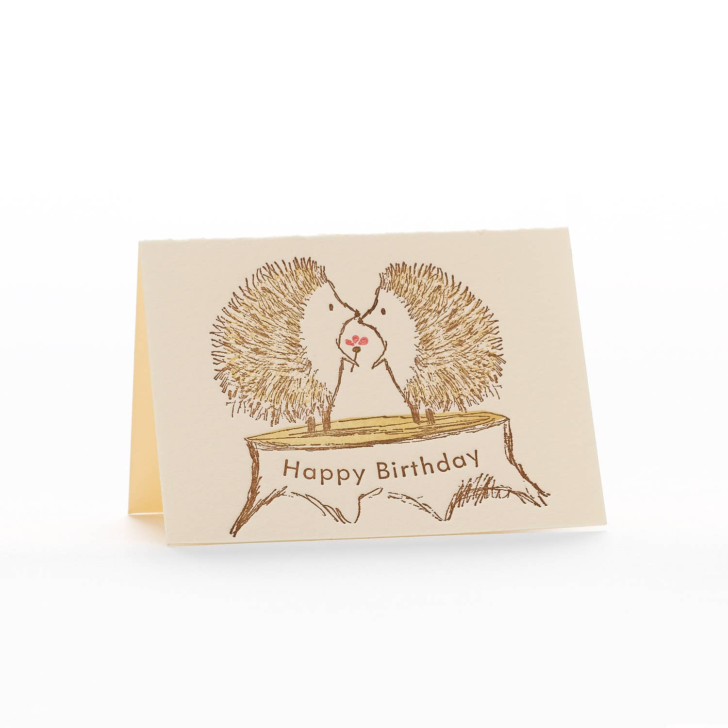 Mini Card - Hedgehogs Birthday - DIGS