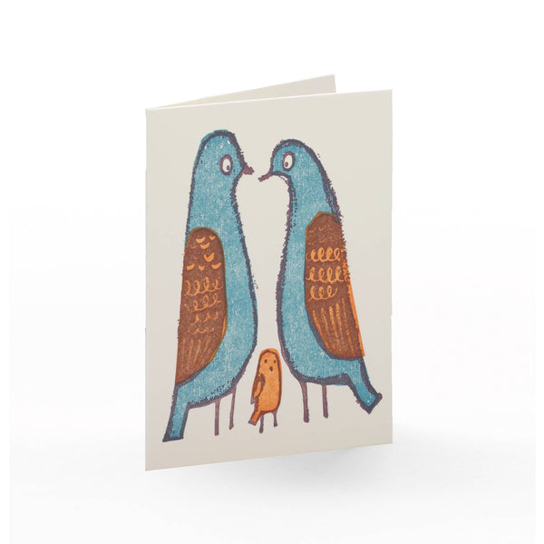 Mini Card - Three Birds - DIGS