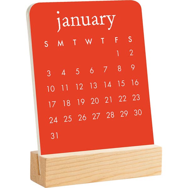 Mini Colorscope Desk Calendar - DIGS