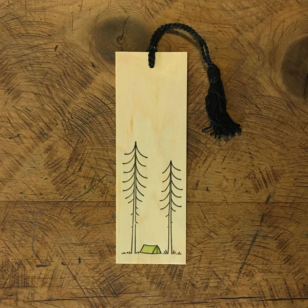 Minimal Adventure Tent Bookmark - DIGS