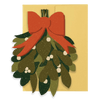 Mistletoe Die Cut Holiday Card - DIGS