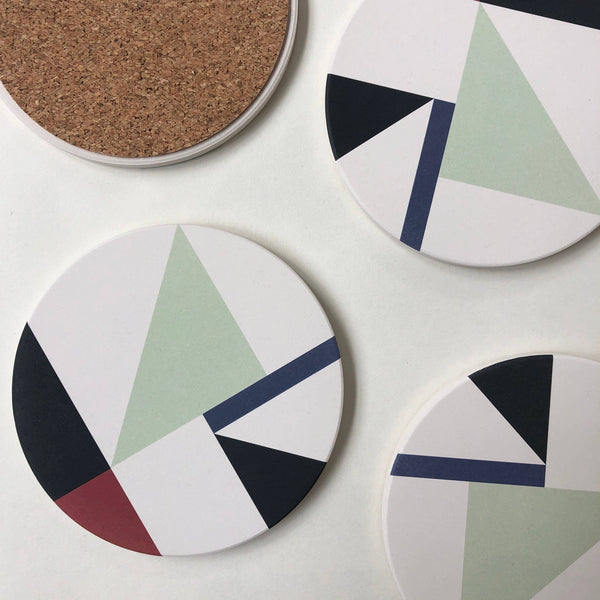 Mod Absorbent Stone Coasters - DIGS