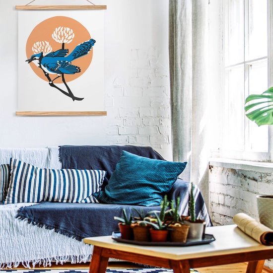 Modern Paint by Numbers Kit: Spring Blue Jay - DIGS