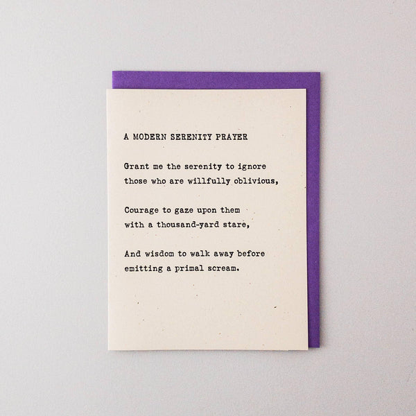 Modern Serenity Prayer Card - DIGS