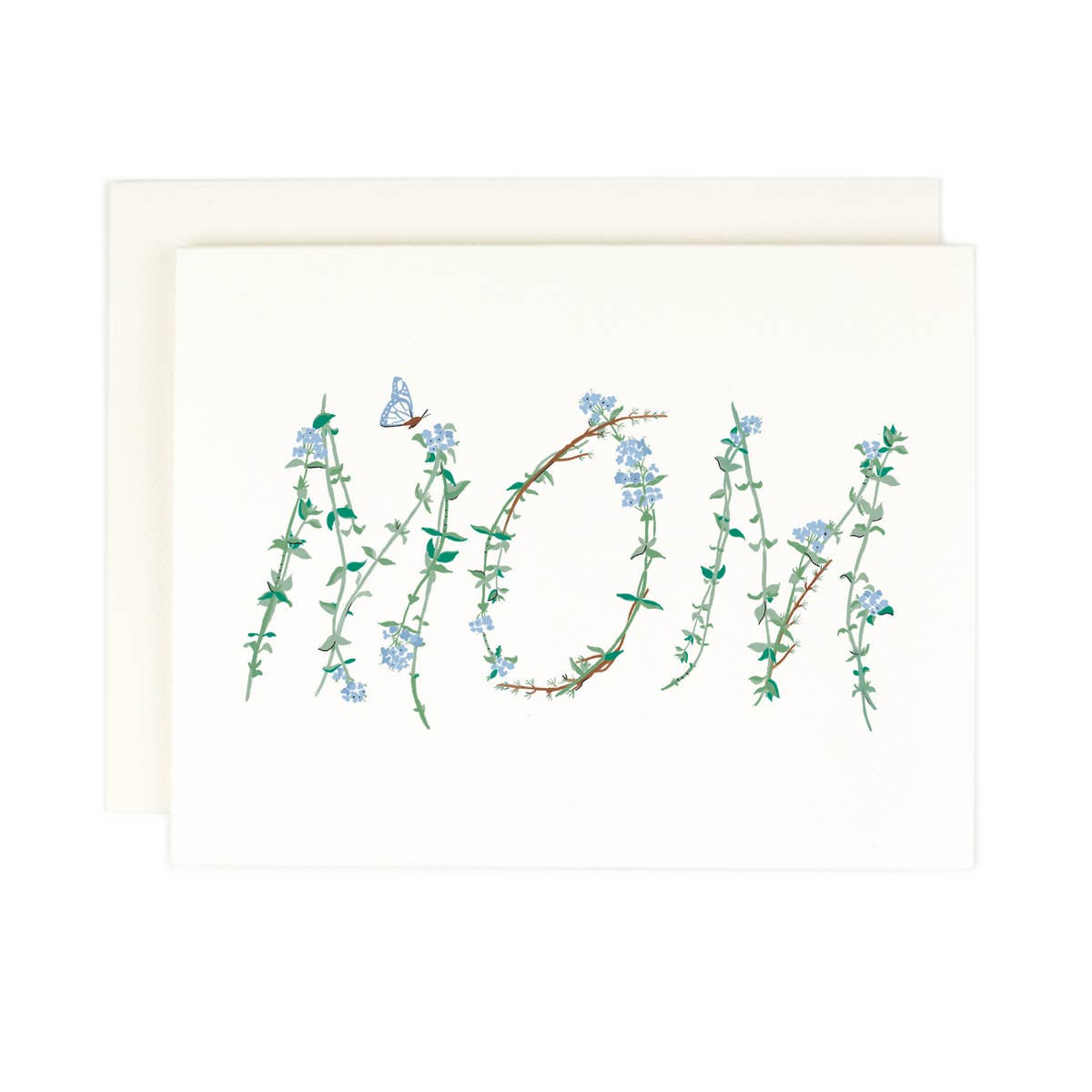 Mom Floral Stem Card - DIGS