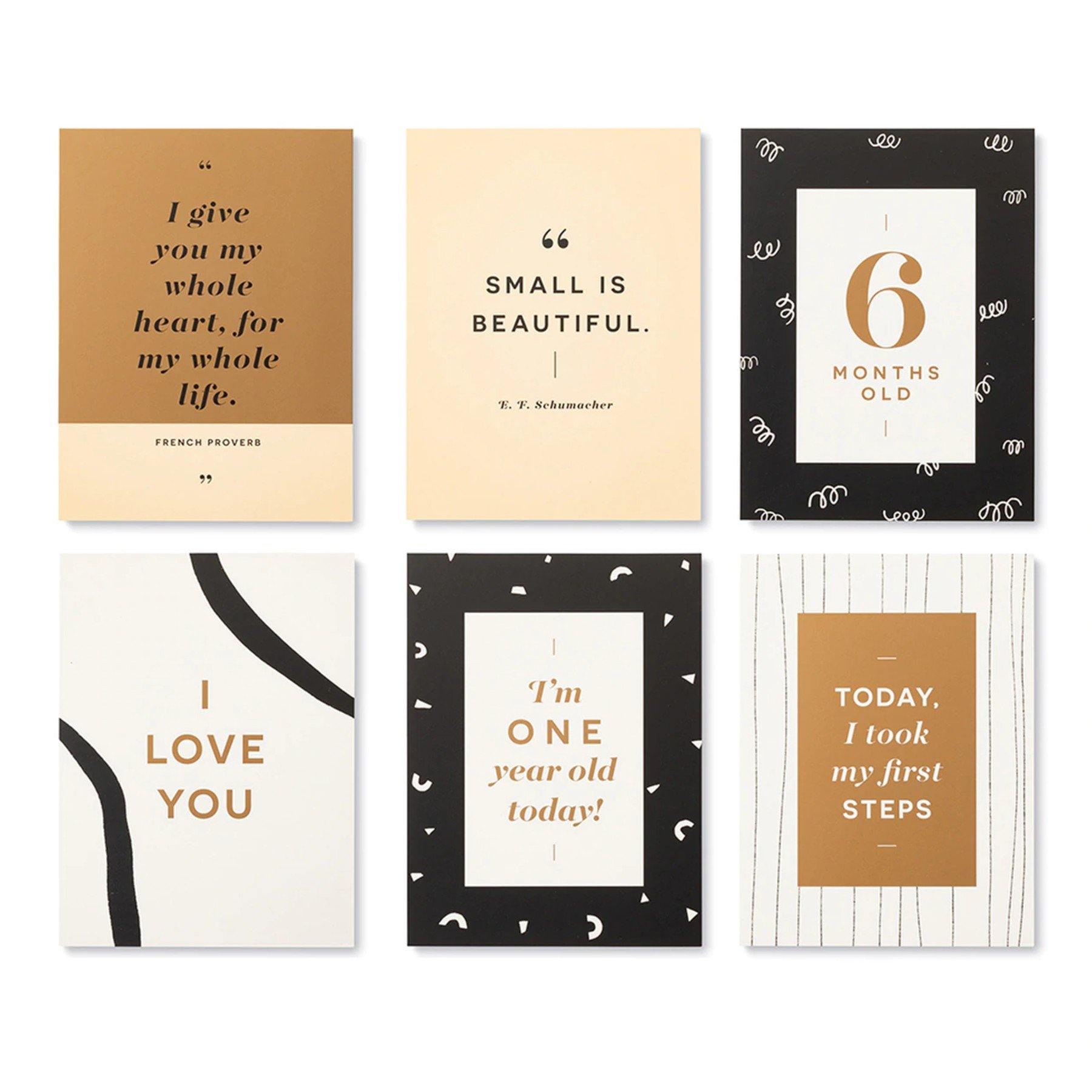 Moments of Love: Newborn Milestone Cards - DIGS