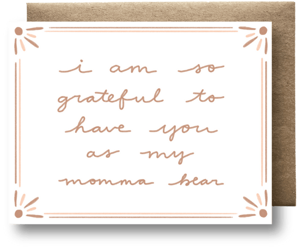 Momma Bear Card - DIGS
