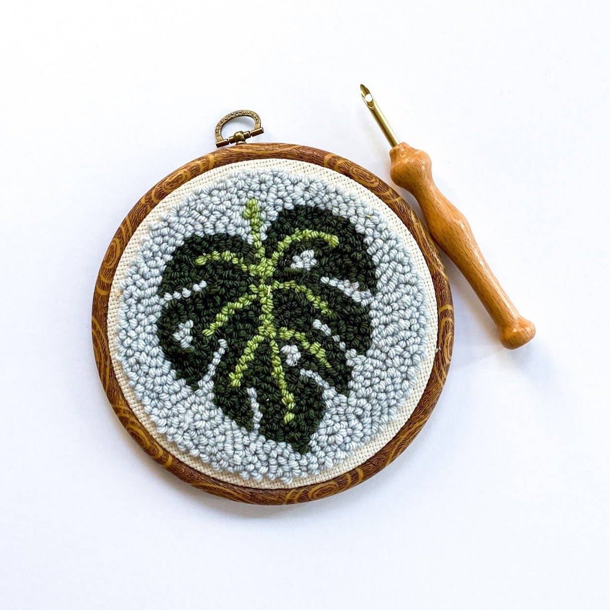 Monstera Punch Needle Kit - DIGS