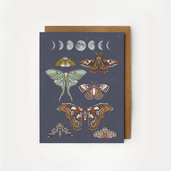 Moonlit Moths Card - DIGS