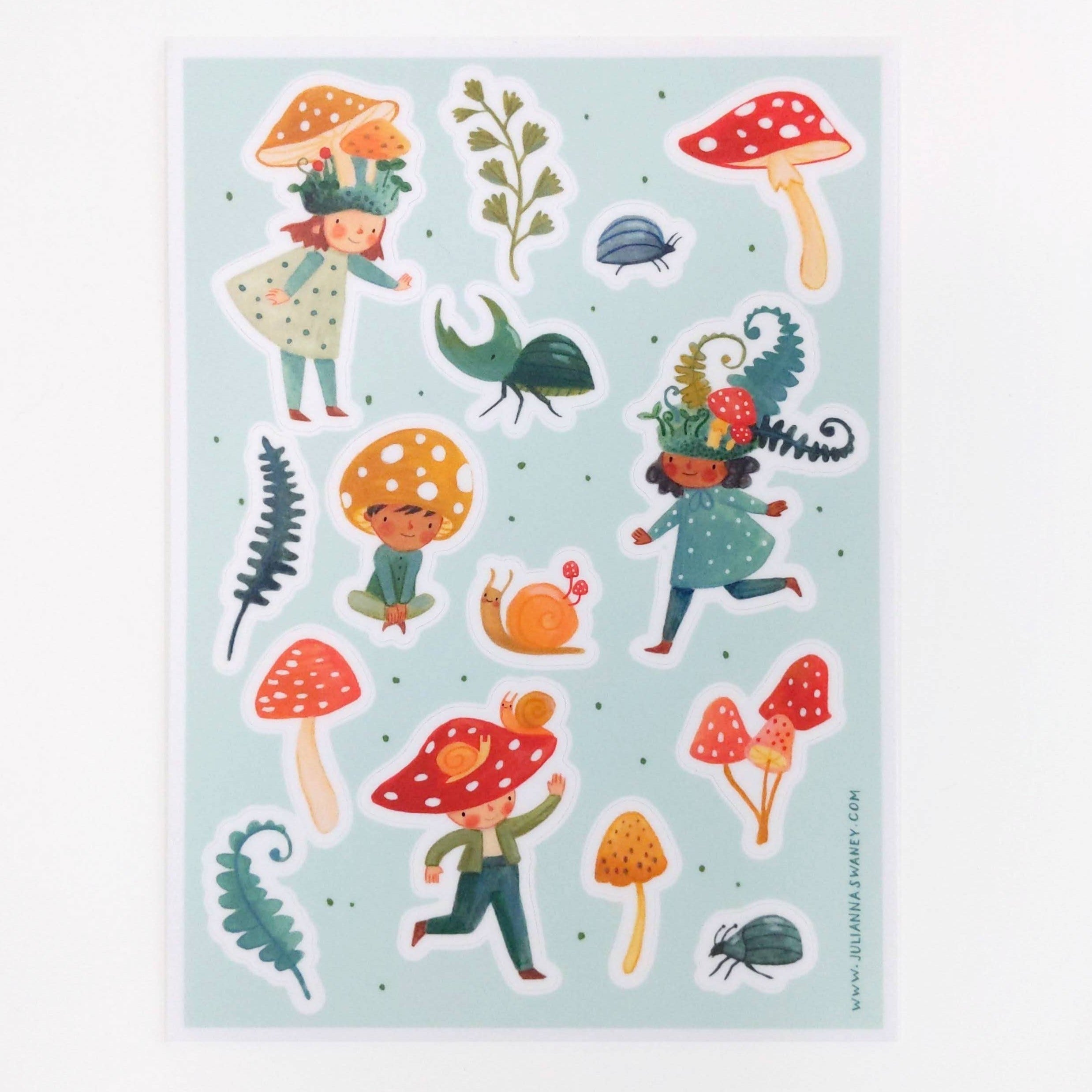Mossy Friends Sticker Sheet - DIGS