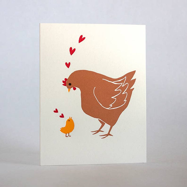 Mother Hen and Chick Card - DIGS